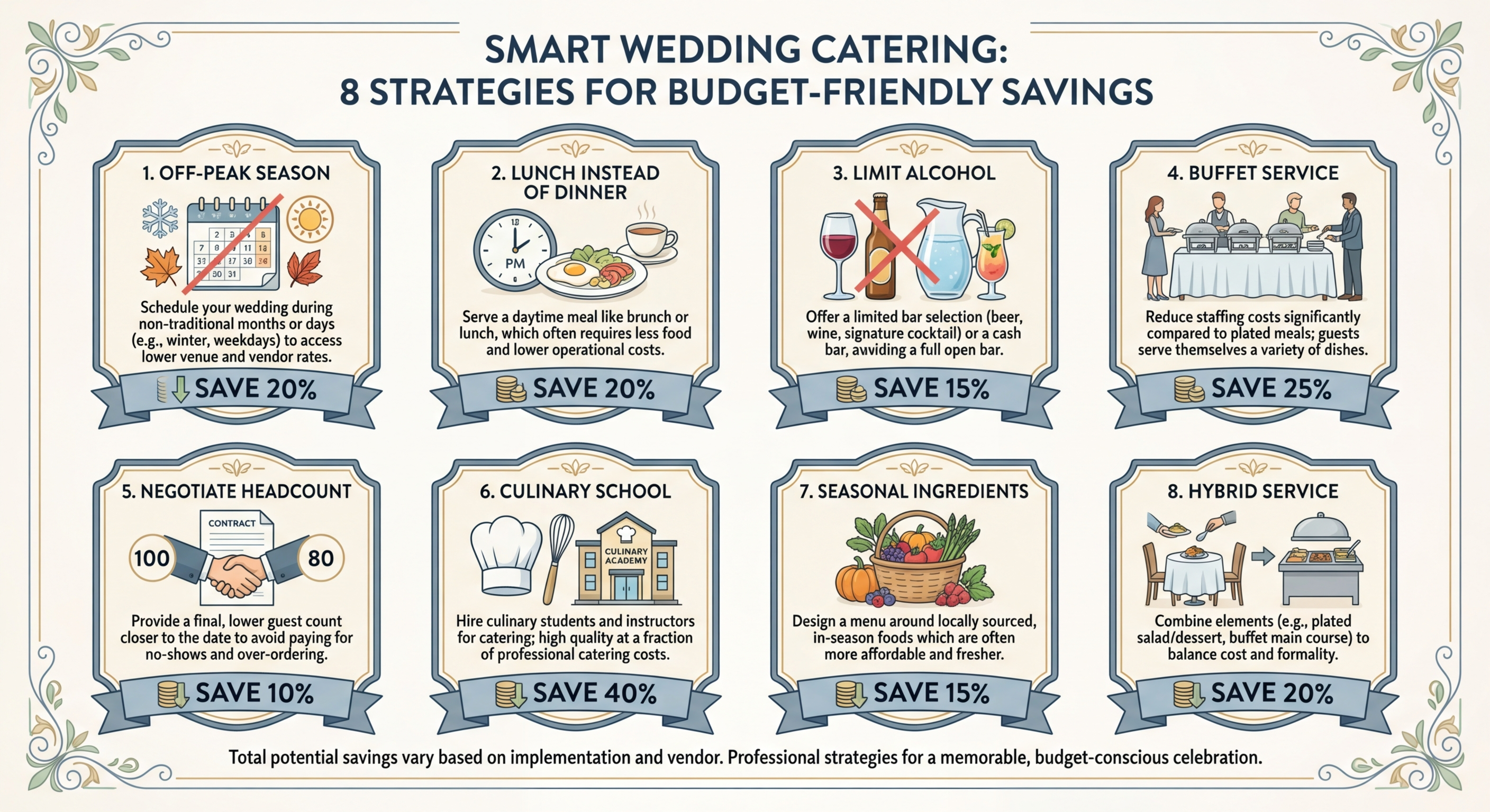 Budget-friendly wedding catering strategies